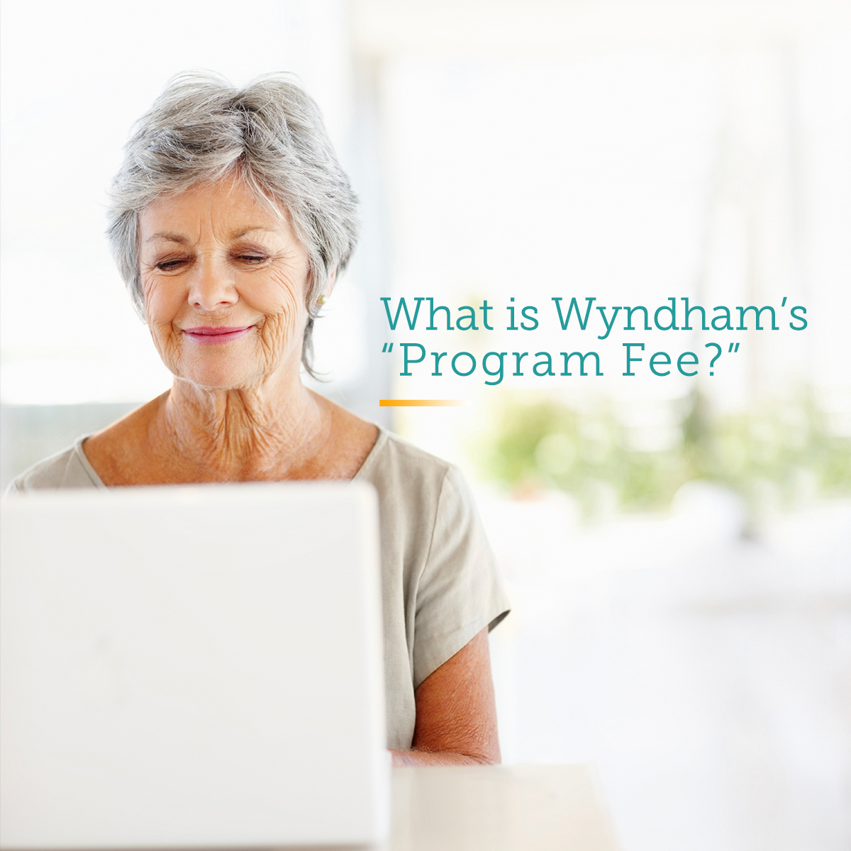 Call VMS if unsure about Wyndhams Program Fee